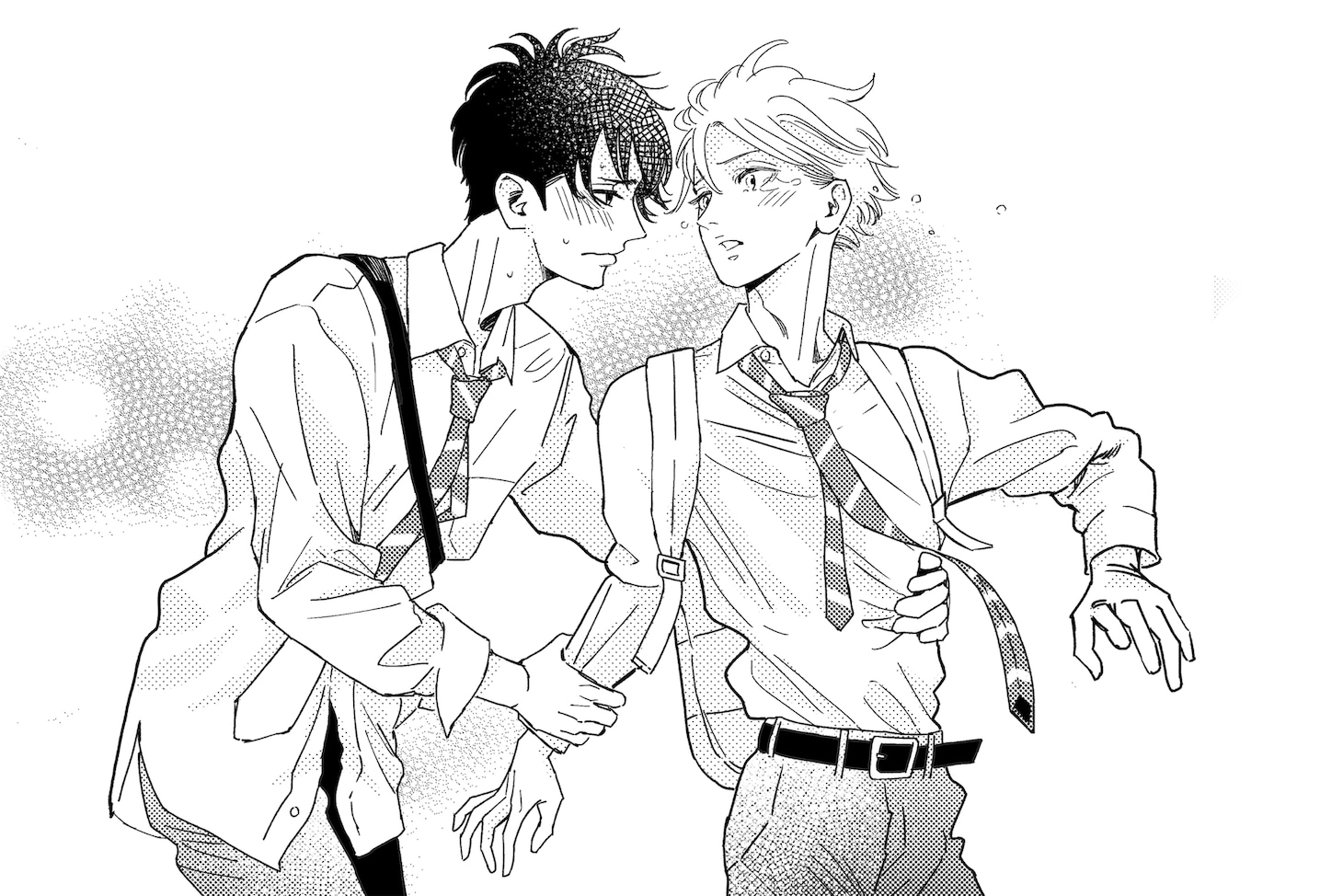 「君のことだけ見ていたい」の咲良と佑真。