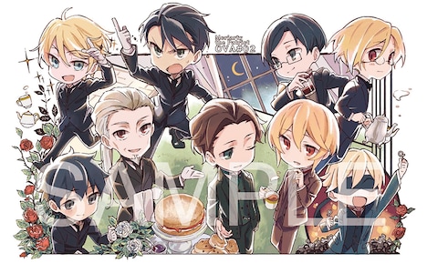 新作OVA「憂国のモリアーティ～百合の追憶～」封入特典のイラスト