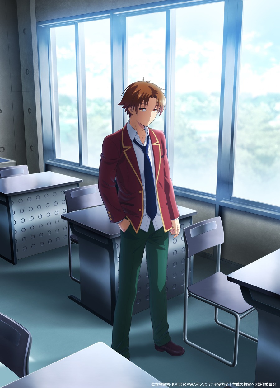 「ようこそ実力至上主義の教室へ」アニメプロジェクトビジュアル (c)衣笠彰梧・KADOKAWA 刊/ようこそ実力至上主義の教室へ 2 製作委員会