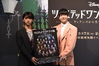 左から、古田一紀、花江夏樹。