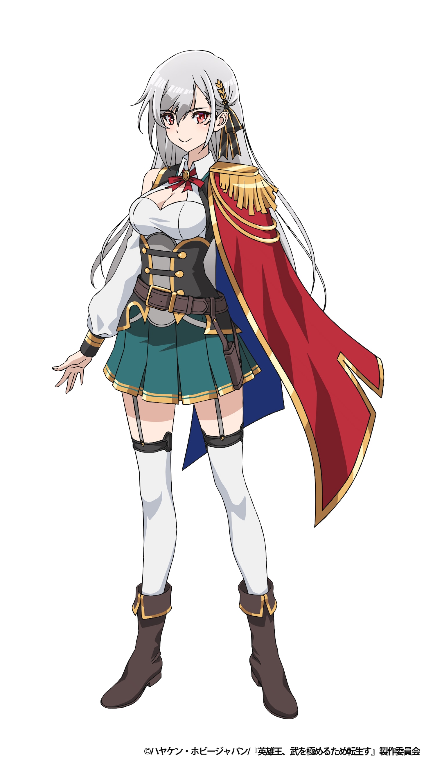 イングリス・ユークス（CV：鬼頭明里）
見習い騎士。しかし中身はかつて英雄王として名を馳せた男性。可憐な美少女へと転生し、ひたすら強くなるために技を磨いている。強いものと戦うのが何よりも好き。騎士となる資格が無い無印者なため、幼馴染のラフィニアに従騎士として仕えることを志願する。ラニを孫娘のように想い、いつも「悪い虫がつかない」ように警戒して見守っている。