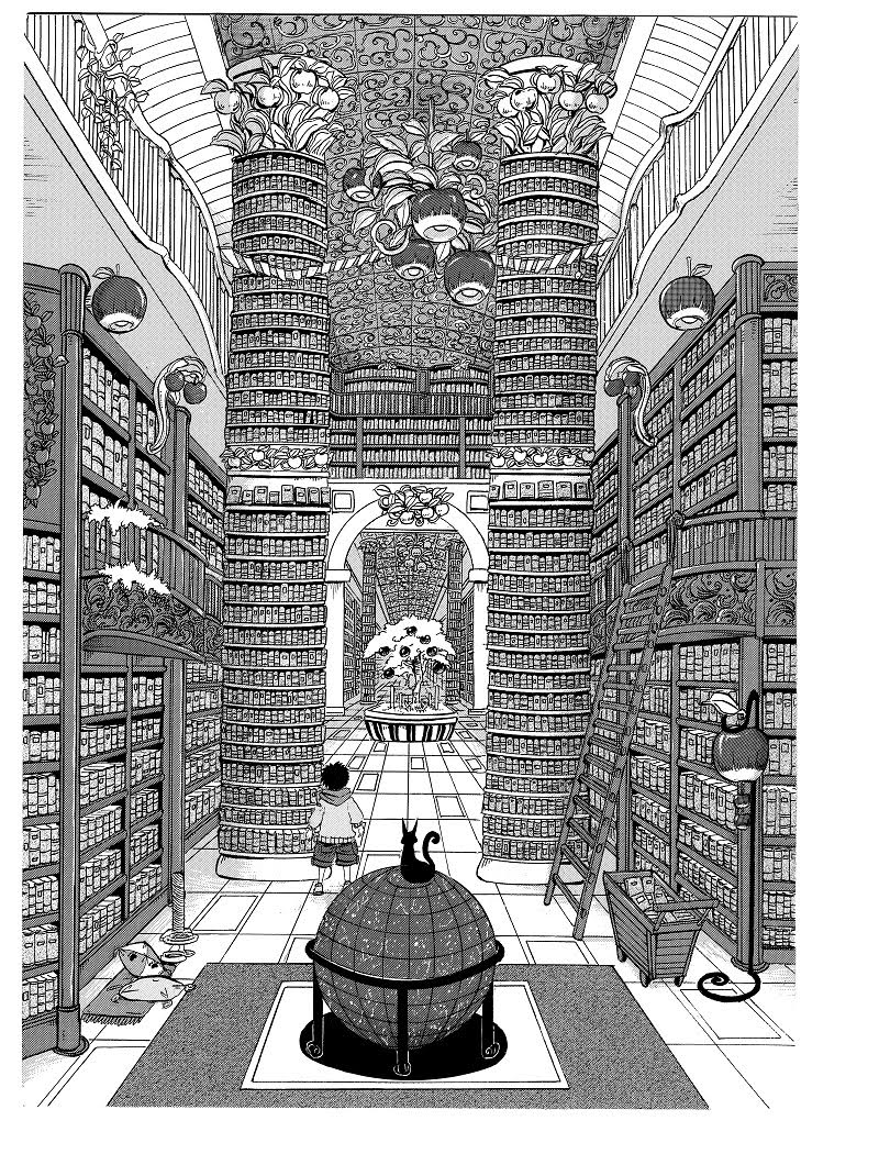 ふしぎな図書館と魔王グライモン イラスト 鬼灯の冷徹 江口夏実と銭天堂シリーズの廣嶋玲子がコラボした新シリーズ発売 画像ギャラリー 4 4 コミックナタリー