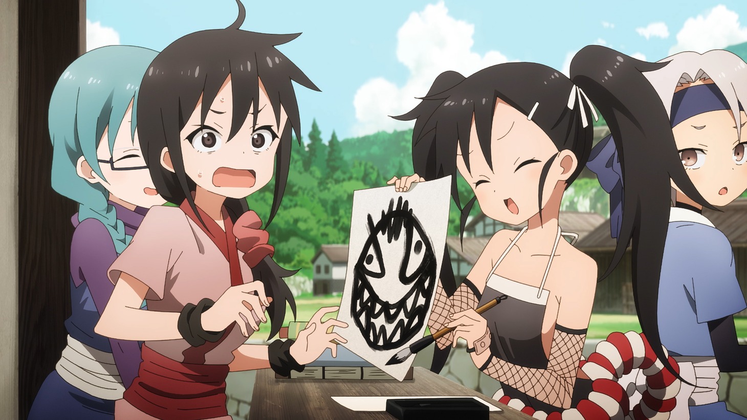 アニメ「くノ一ツバキの胸の内」第2弾PVより。