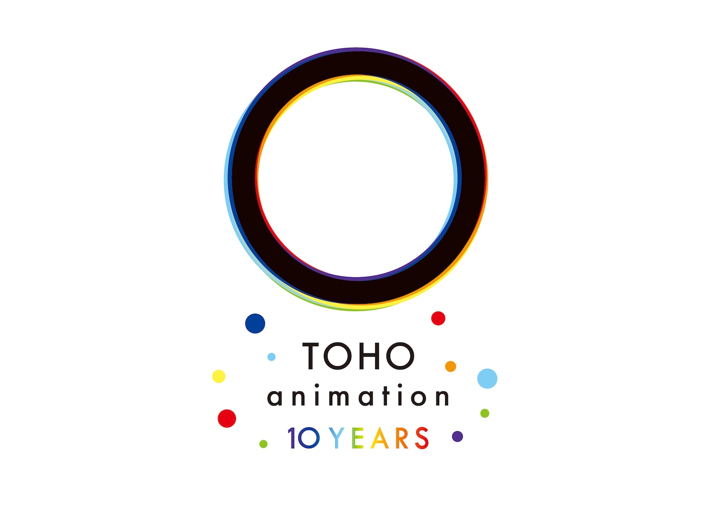 「TOHO animation 10周年」ロゴ