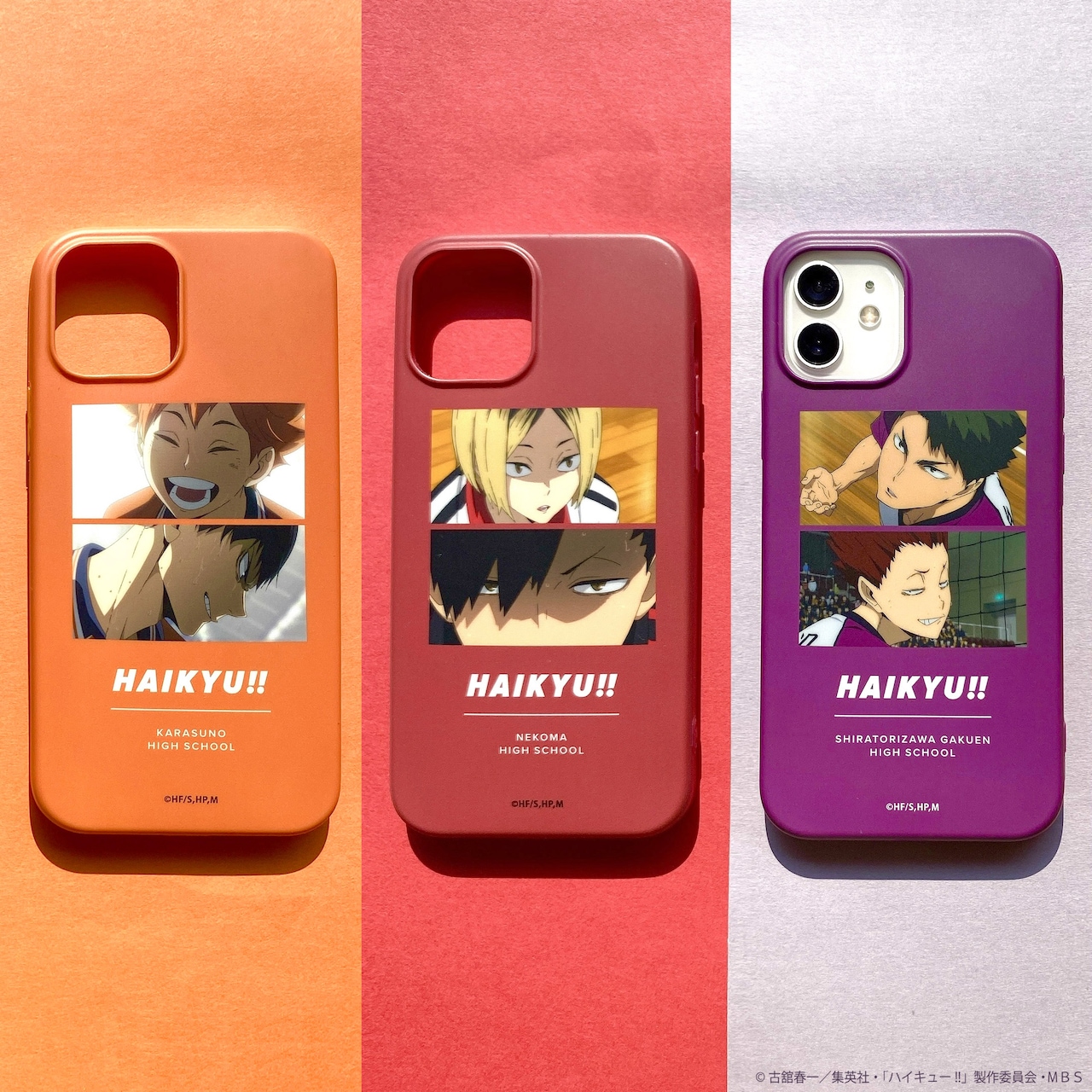 キュー及びキューケース iPhoneケース - ハイキュー!!×サンキューマート初コラボ、烏野