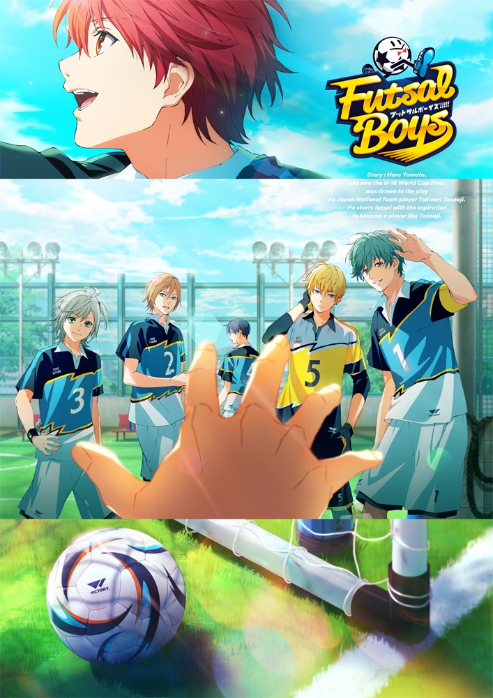 TVアニメ「フットサルボーイズ!!!!!」キービジュアル第2弾 (c)フットサルボーイズ!!!!!プロジェクト