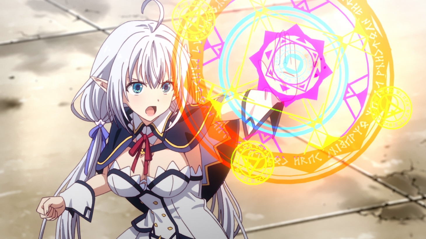 TVアニメ「史上最強の大魔王、村人Aに転生する」PV第2弾より。(c)下等妙人・水野早桜/KADOKAWA/村人A製作委員会