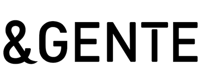 「&GENTE（アンジェンテ）」ロゴ