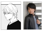 「恋の仕方がわからない」の逢見と、声を演じる榎木淳弥。