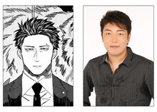 「オメガの婿取り」の真と、声を演じる松田健一郎。