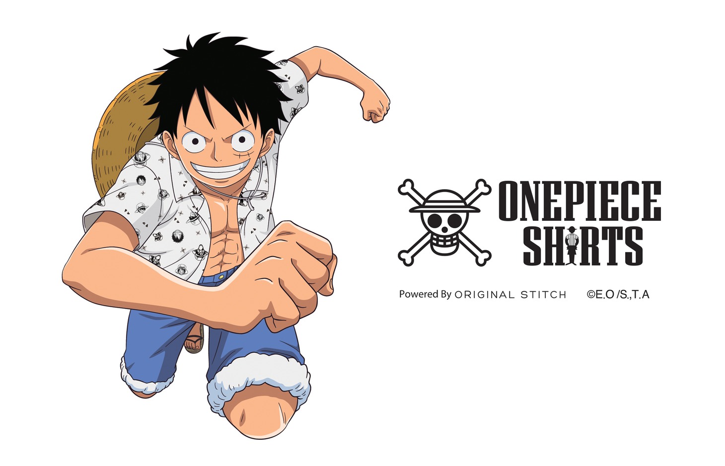 「ONE PIECE SHIRTS  Powered by Original Stitch」描き下ろしイラスト