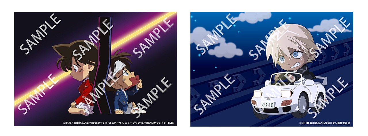 劇場版の名シーンをデフォルメイラスト化したグッズも販売される。