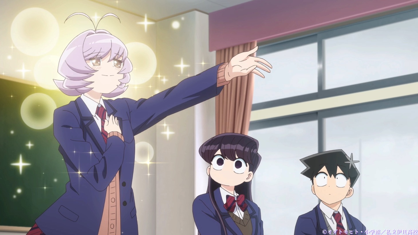 アニメ「古見さんは、コミュ症です。」第2期PVより。