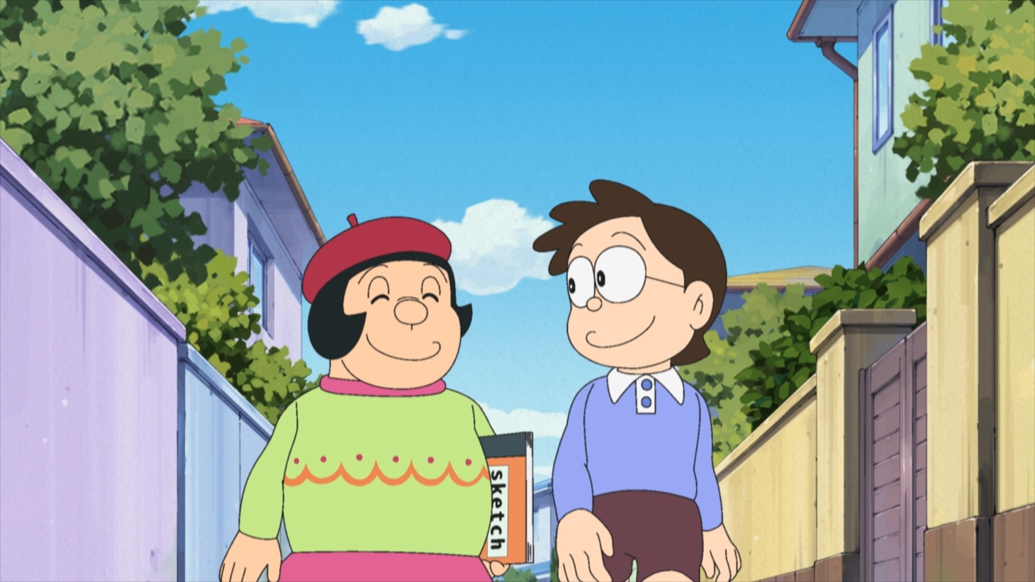 左からジャイ子、茂手もて夫。 (c)藤子プロ・小学館・テレビ朝日・シンエイ・ADK