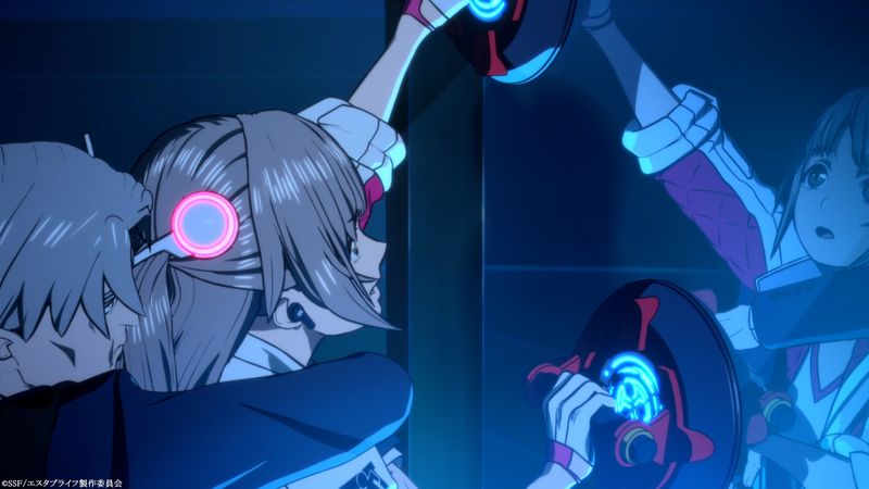 TVアニメ「エスタブライフ グレイトエスケープ」本PVより。
