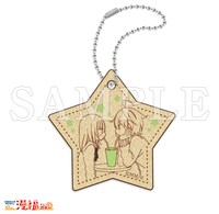 購入特典のウッドキーホルダー。