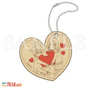 購入特典のウッドキーホルダー。