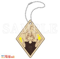 購入特典のウッドキーホルダー。