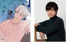 浅葱と、声を演じる石谷春貴。