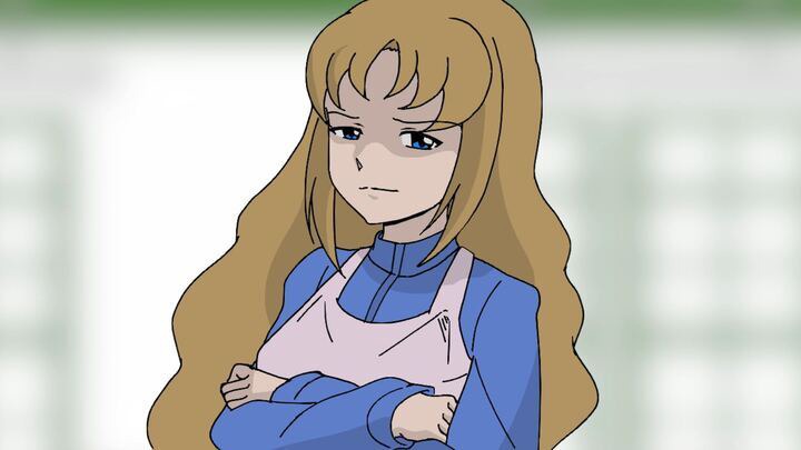 アニメ「ケンダマスター拳」より。