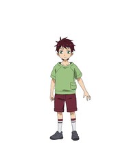 少年の姿をした晶馬（CV：木村良平）