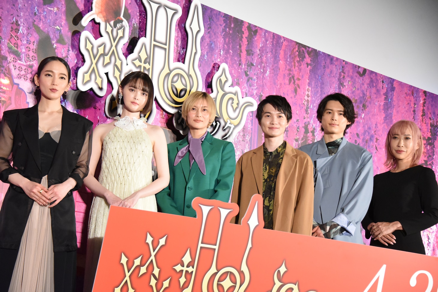 映画「ホリック xxxHOLiC」完成披露試写会の様子。