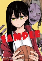 「見える子ちゃん」7巻の購入特典として、ゲーマーズで用意されているイラストカードの絵柄。