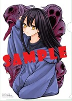 「見える子ちゃん」7巻の購入特典として、メロンブックスで用意されているクリアファイルの絵柄。