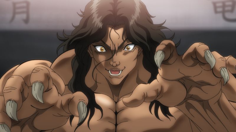 アニメ「範馬刃牙」第2期の特報より。