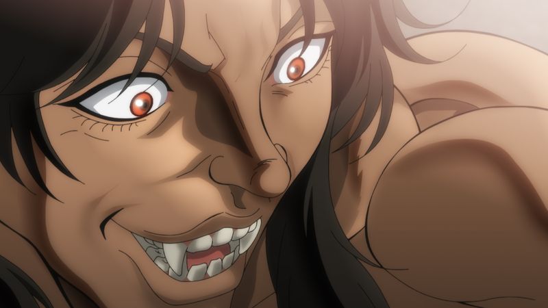アニメ「範馬刃牙」2期の先行カット。