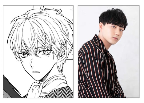 左からリカルド、鈴木崚汰。