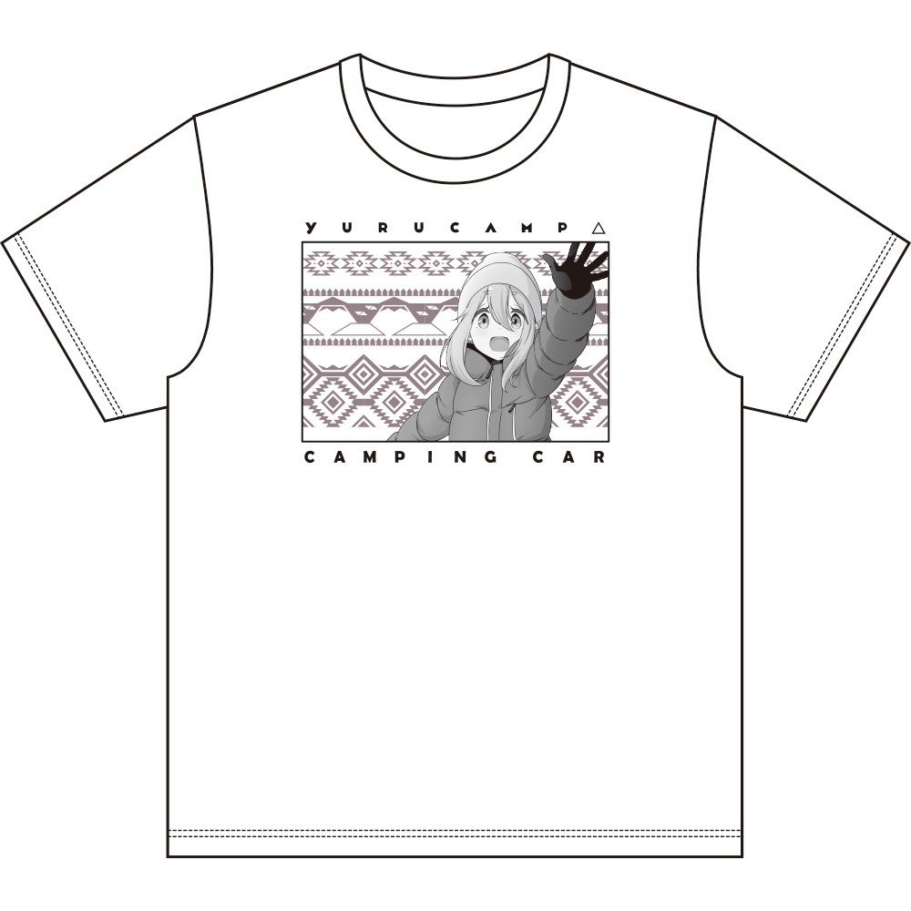 「ゆるキャン△ピングカー両面Tシャツ」