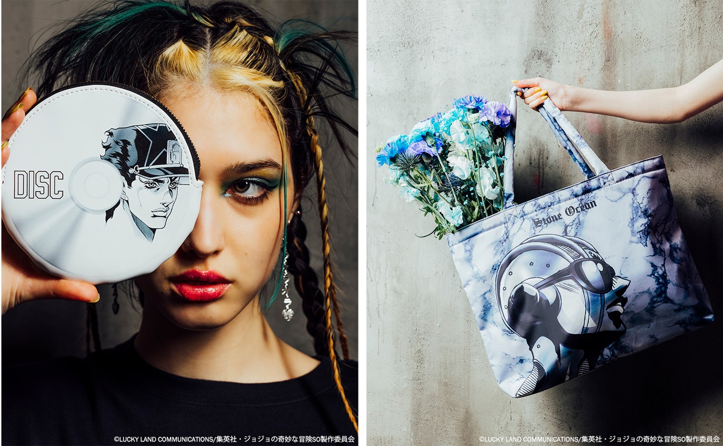 「X-girl ×アニメ『ジョジョの奇妙な冒険 ストーンオーシャン』」コレクション