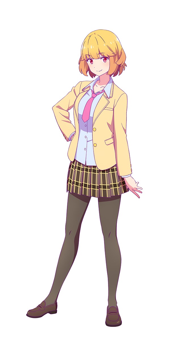 カリン・イステル（CV：高野麻里佳）。ドイツからやってきた留学生。自意識過剰なところがたまに傷だが、裏表のない快活な性格で周りからも好かれている。モデル活動もしており、日本でも人気上昇中。 (c)Love Flops Project