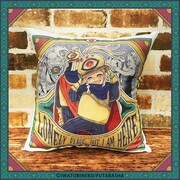 「カワセルくじ」S賞のクッション。