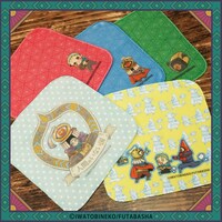 「カワセルくじ」C賞のハンカチ（全5種）。