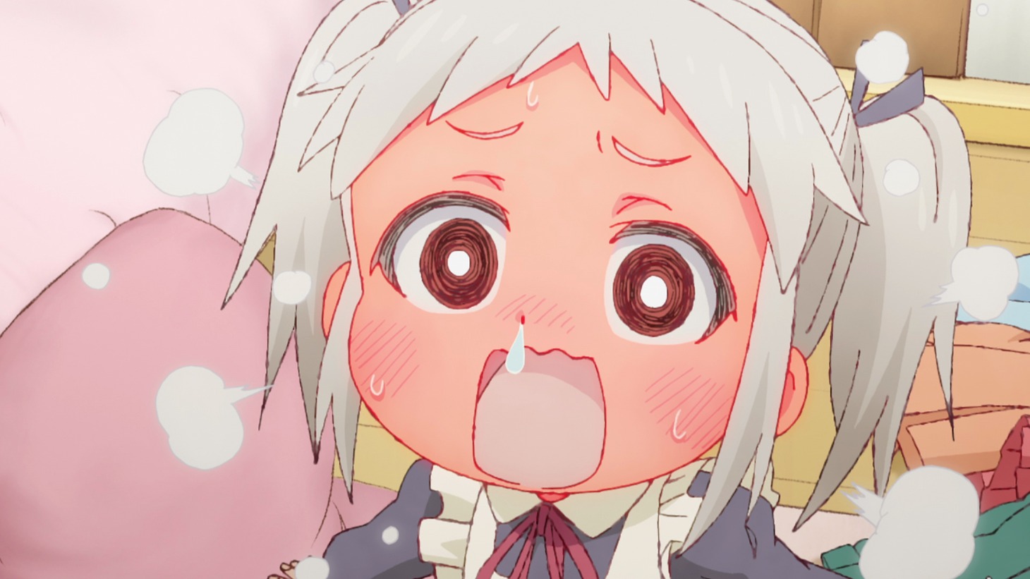 TVアニメ「社畜さんは幼女幽霊に癒されたい。」PV第4弾より。 (c)有田イマリ/SQUARE ENIX・製作委員会