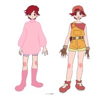 ベリィ。怪人0を捕まえて、沢山のラブを集めたいと思っている女の子。デコの不調が原因で、ユーレイと呼ばれる謎の存在のハックと偶然知り合う。それを切っ掛けに、ラブが消失してしまうという謎の0現象に巻き込まれしまう。