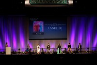 「AnimeJapan 2022」で開催された「TVアニメ『ブラック★★ロックシューター DAWN FALL』放送直前スペシャルステージ」の様子。