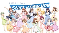 ライブイベント「CUE! 3rd Party『Start a new line』」ビジュアル