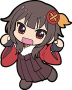 付録のめぐみんラバーストラップ。