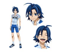 真波山岳（CV：代永翼）のキャラクタービジュアル。