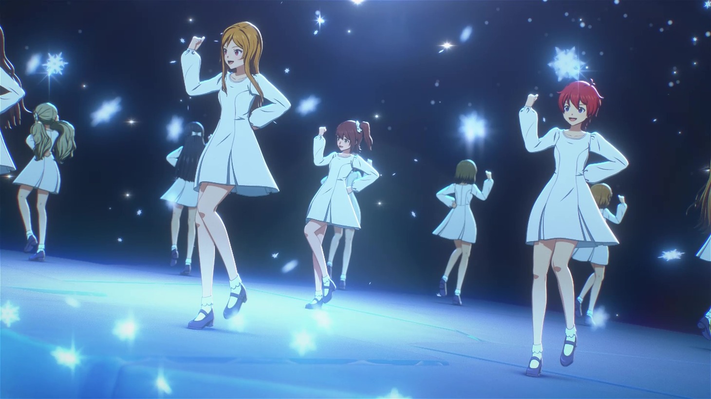アニメプロローグイメージMVの場面カット。