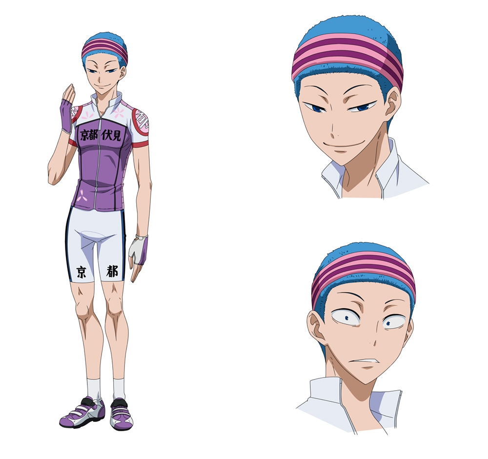 岸神小鞠（CV：福山潤）のキャラクタービジュアル。
