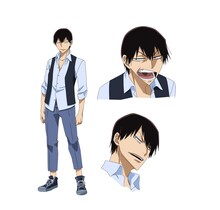 荒北靖友（CV：吉野裕行）のキャラクタービジュアル。