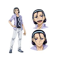 東堂尽八（CV：柿原徹也）のキャラクタービジュアル。