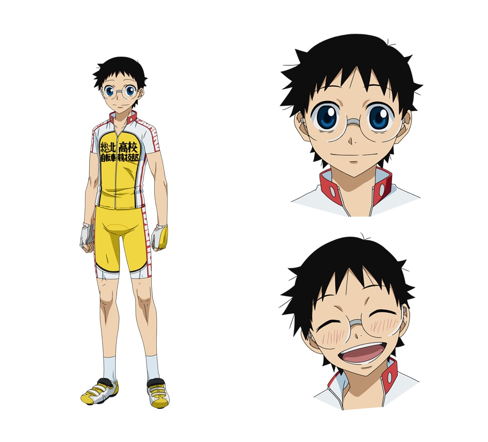 小野田坂道（CV：小野田坂道）のキャラクタービジュアル。