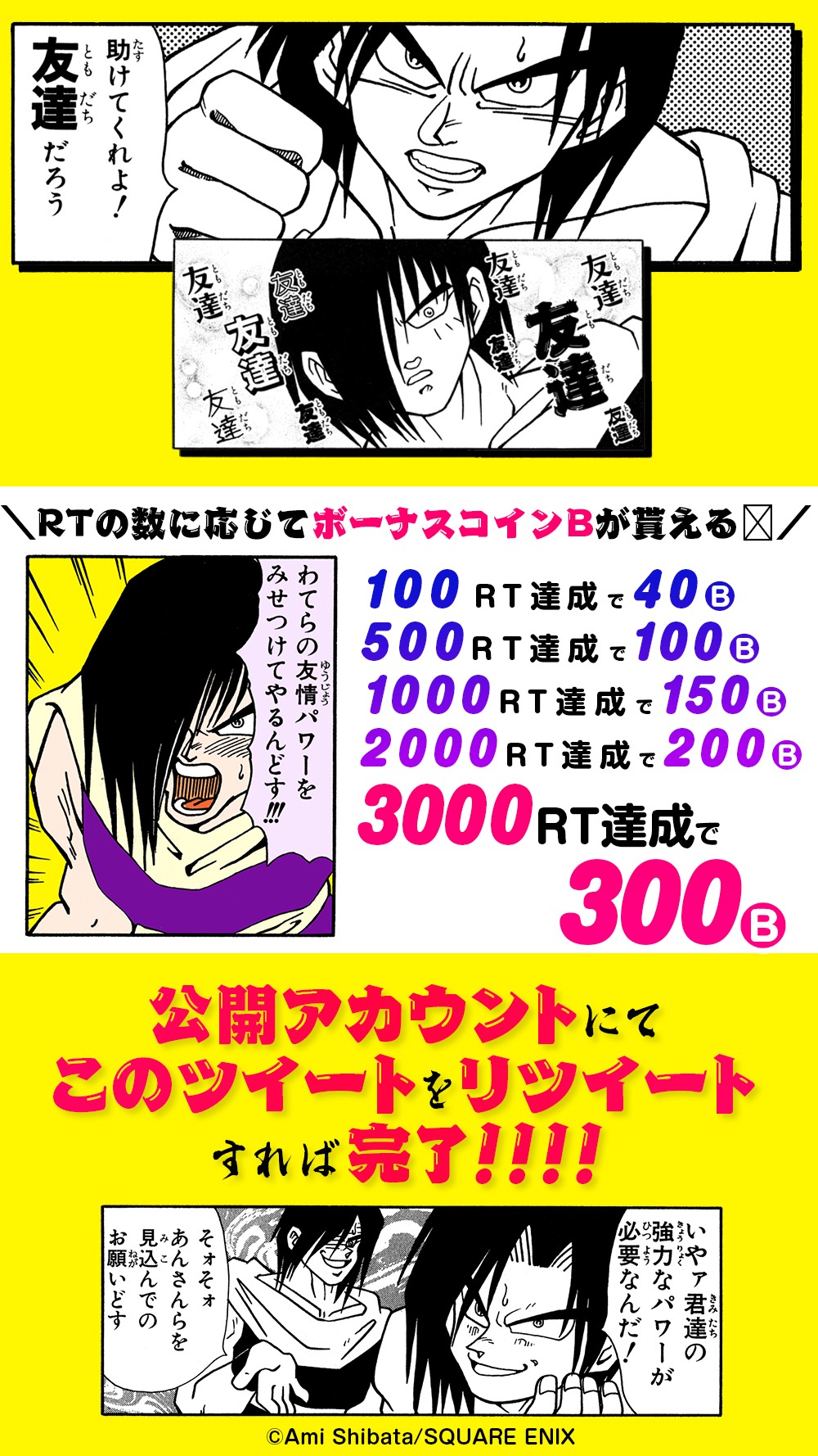 Twitterキャンペーンの詳細。