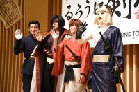 ミュージカル「るろうに剣心 京都編」製作発表の様子。
