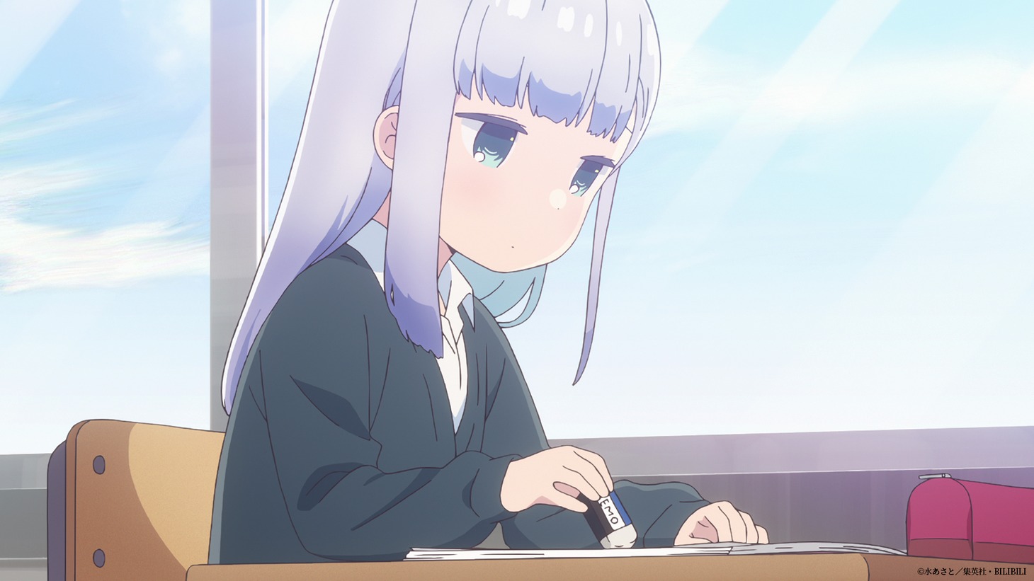 TVアニメ「阿波連さんははかれない」第1話場面カット